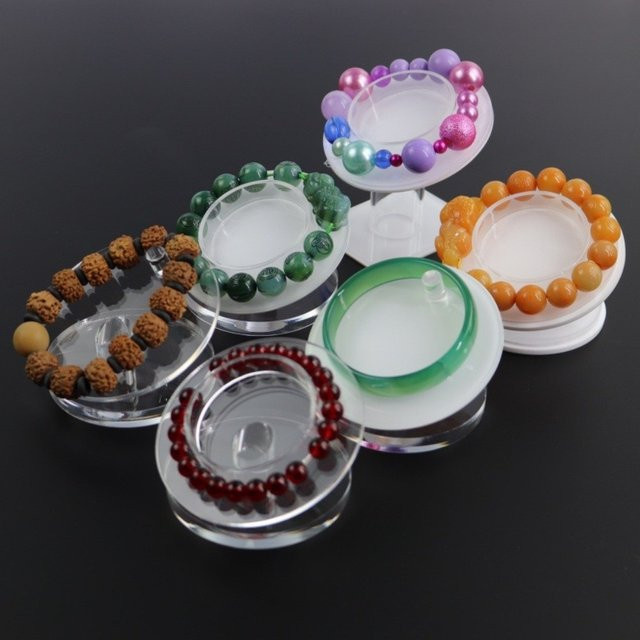 Transparentes Acryl Armband Display zur Schmuckpräsentation und als Foto-Requisite - Bild 1