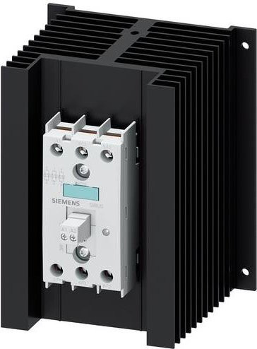 Siemens Halbleiterschütz 3RF2450-1AC35 Nullspannungsschaltend, 3 Schließer, 50A, Schwarz - Bild 1