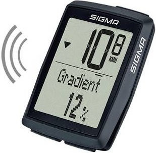 Sigma BC 14.0 WL STS Fahrradcomputer Schwarz mit Bluetooth, Radsensor und Trittsensor sowie Vollgrafikdisplay - Bild 1