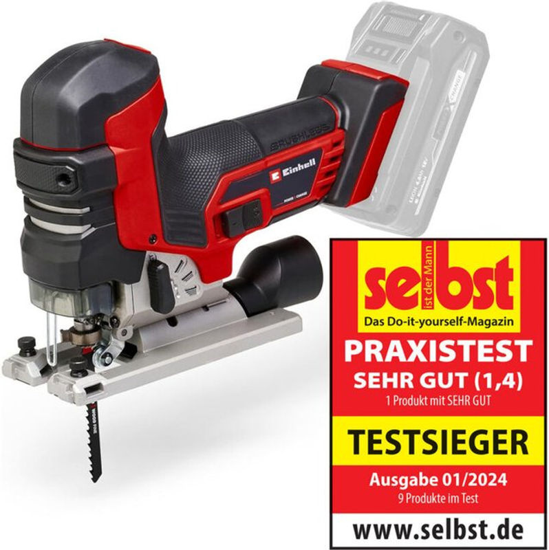 Einhell Professional Akku-Stichsäge TP-JST 18/135 Li BL Solo Power X-Change bürstenlos Schwarz-Rot - Bild 2
