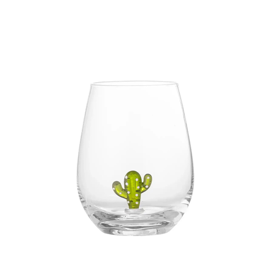 Bloomingville Trinkglas Misa Kaktus aus Glas - Bild 1
