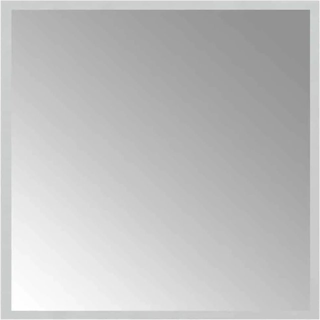 vidaXL LED-Badspiegel in Silber, quadratisch, B/H: 50 x 50 cm - Bild 1