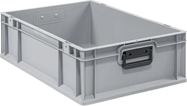 PROREGAL Eurobox Nextgen Portable Duo Transportbehälter Grau H x B x T: 17 x 40 x 60 cm, 34 Liter - Bild 1