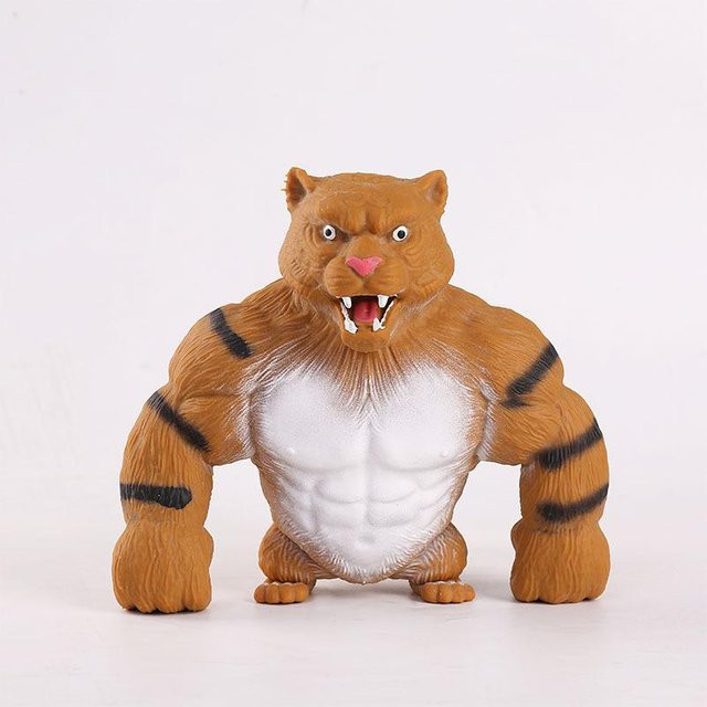 Anti-Stress-Spielzeug Großer Tiger, Squishy, brown - Bild 1