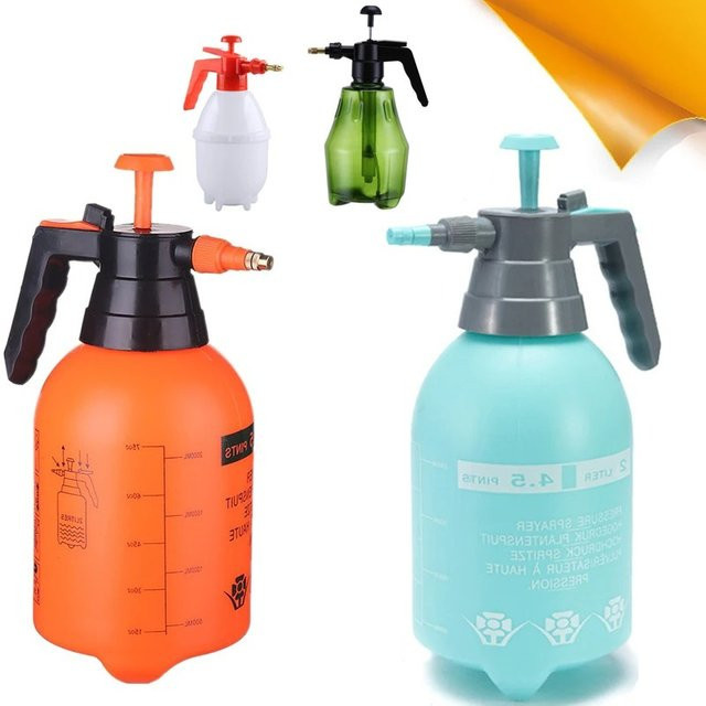 Manueller Drucksprüher für die Autoreinigung und Gartenarbeit in Weiß, Volumen: 1,5 l / 2,0 l / 3,0 l - Bild 1