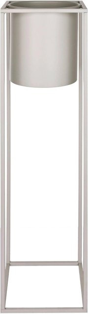Mömax Übertopf Kiara Beige modern aus Metall rund - Bild 1