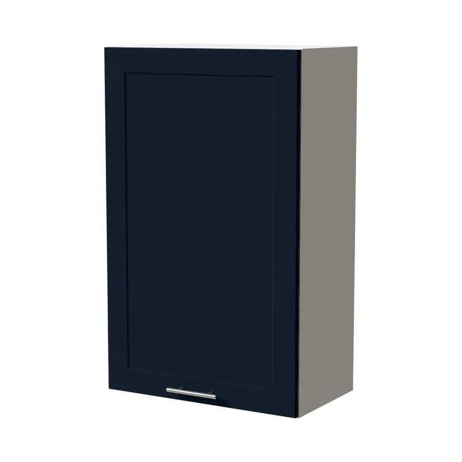 Feldmann-Wohnen Hängeschrank Oslo W4/60/1 Küchenschrank in Weiß und Indigo Matt mit Soft-Close-Türen, B/T/H: 60 x 32,5 x 96 cm - Bild 2