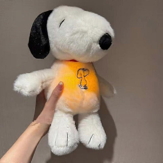 Dicha Snoopy Plüschpuppe Schlafbegleiter mit Musik und Licht für Babys und Kleinkinder - Bild 1