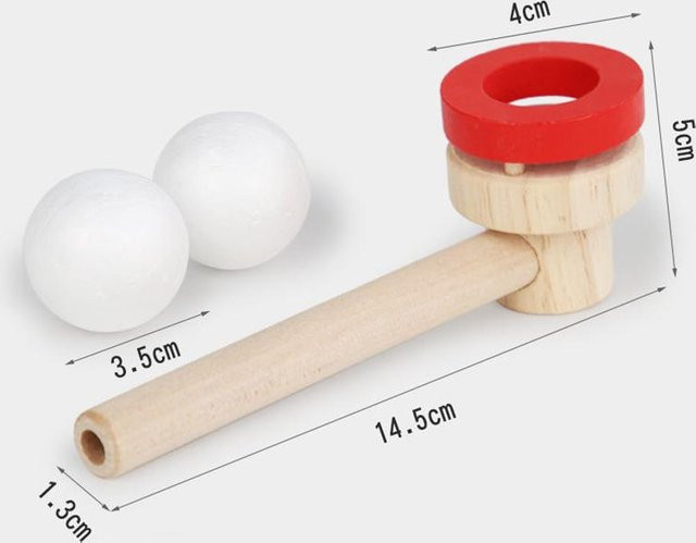 Linyi toy car Pfeifball Blasen, Lernspielzeug, Holz, ab 3 Jahre - Bild 1