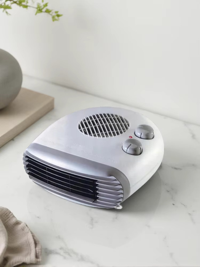 Volteno Liegeventilator mit Thermostat in Weiß - Bild 2