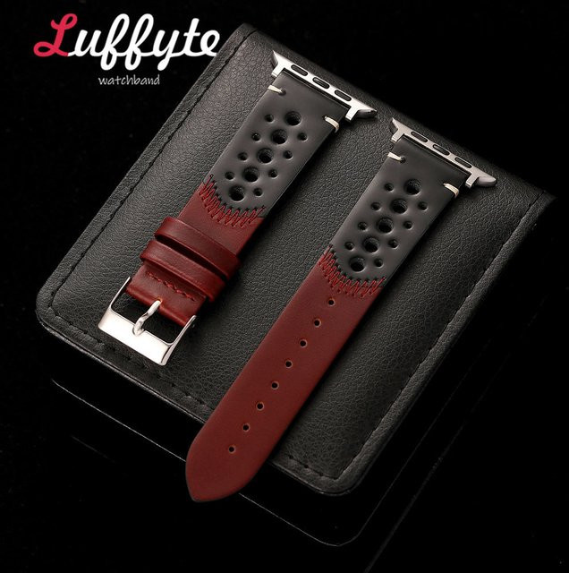 luffyte Uhrenarmband Leder, Herren - Bild 1