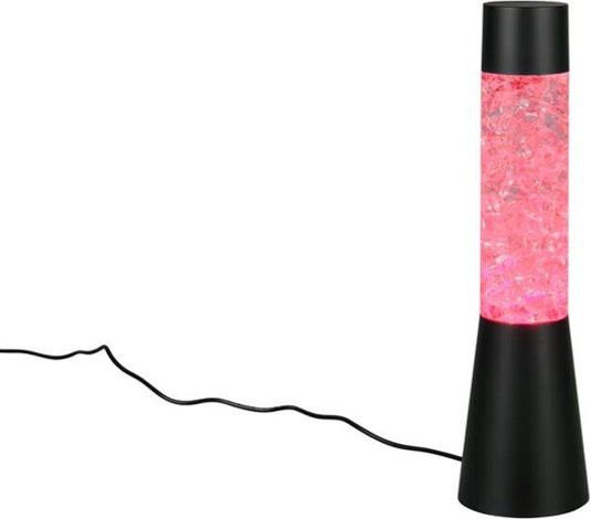 Reality LED-Tischleuchte Martini in Schwarz Matt mit RGB-Effekt, B: 9,0 cm, H: 33,0 cm - Bild 1