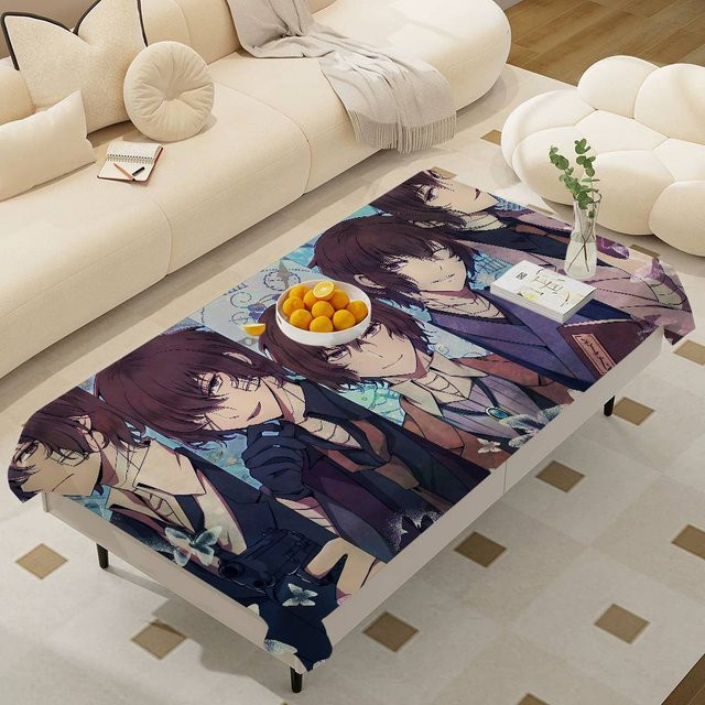 Bungo Stray Dogs Tischdecke wasserdicht und schmutzabweisend B/B/H: 90 x 140 cm - Bild 1