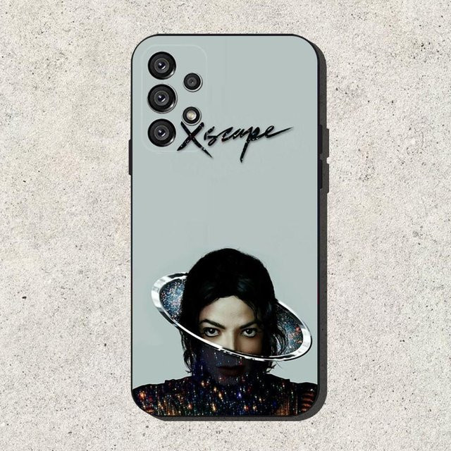 M-Michael M-Jackson Handyhülle für Samsung Galaxy S25 S24 S23 S22 S21 S20 Ultra Plus FE Lite Note 5G in Schwarz - Bild 1