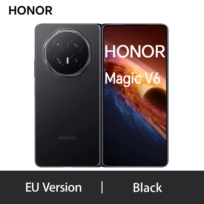 HONOR Magic V6 5G Smartphone mit 512 GB Speicher, Snapdragon 8 Elite, 7,95 Zoll OLED-Display, 6660 mAh Akku, 80W SuperCharge, Schwarz - Bild 4