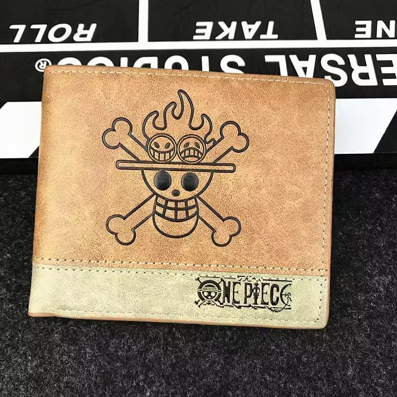 Bandai One Piece Wallet, Luffy Zoro Ace Skeleton Anime, Geldbörse - Bild 2