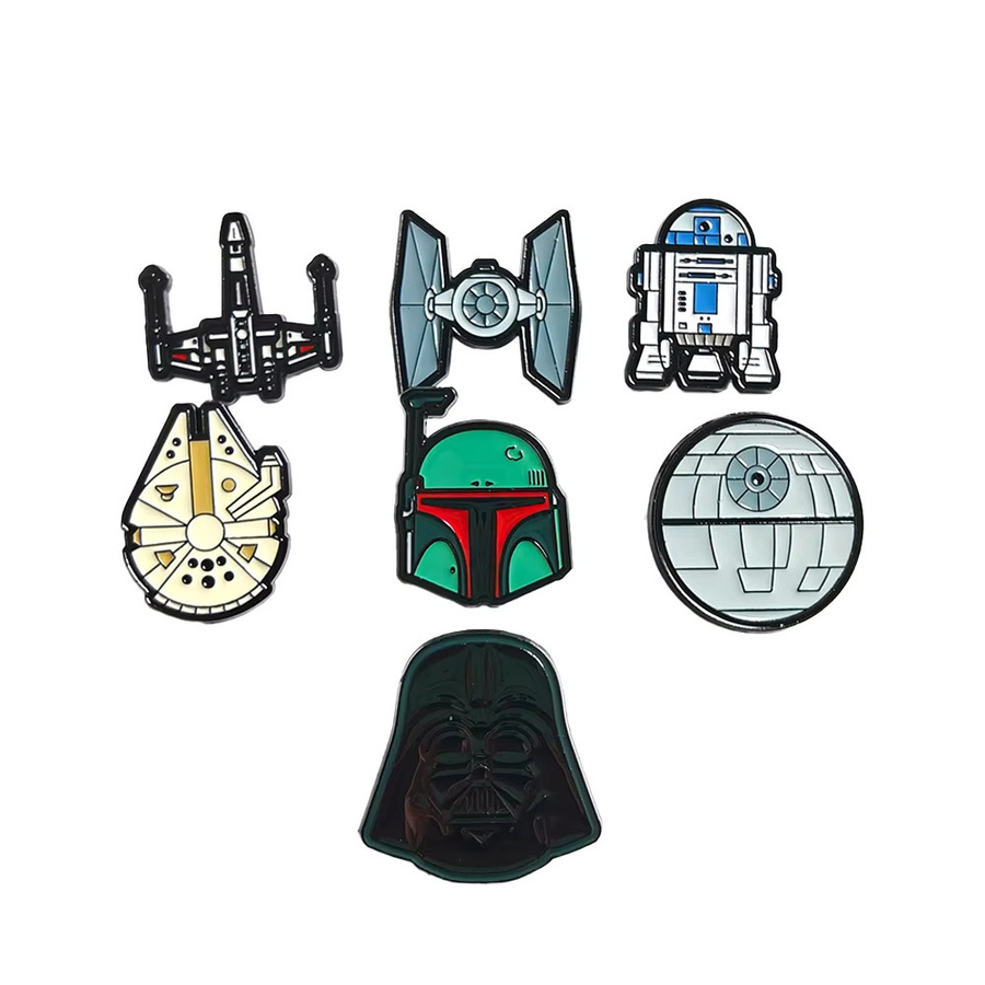 Star Wars Broschen-Set, Emaille, Bunt, Unisex - Bild 6