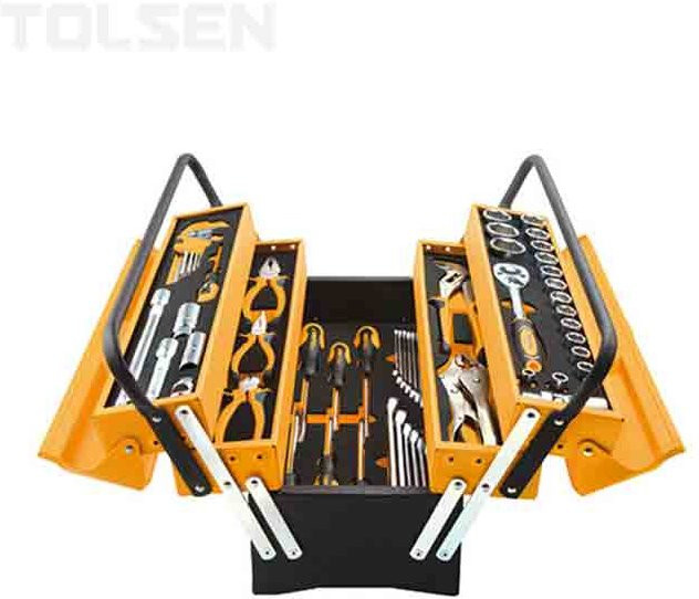 Tolsen 85401 Werkzeugset, 60-teilig, Gelb - Bild 1