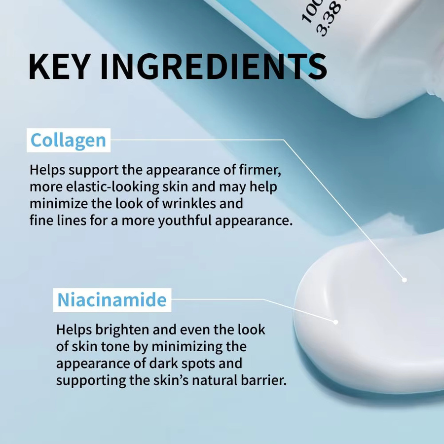 NIDA Youthful Formula Feuchtigkeitscreme, Centella Asiatica, Niacinamid, Hyaluronsäure, Kollagen, für trockene und empfindliche Haut - Bild 2
