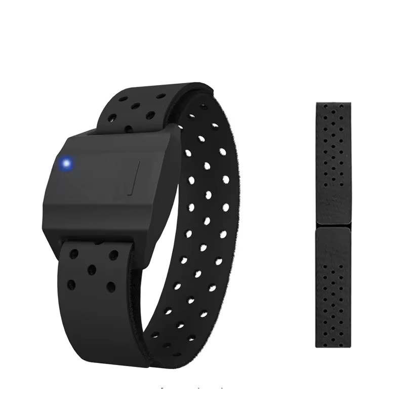 Coospo Herzfrequenzmonitor Armband in Schwarz mit optischem Beat Sensor und Bluetooth 4.0 für Garmin und Wahoo Bike Computer - Bild 1