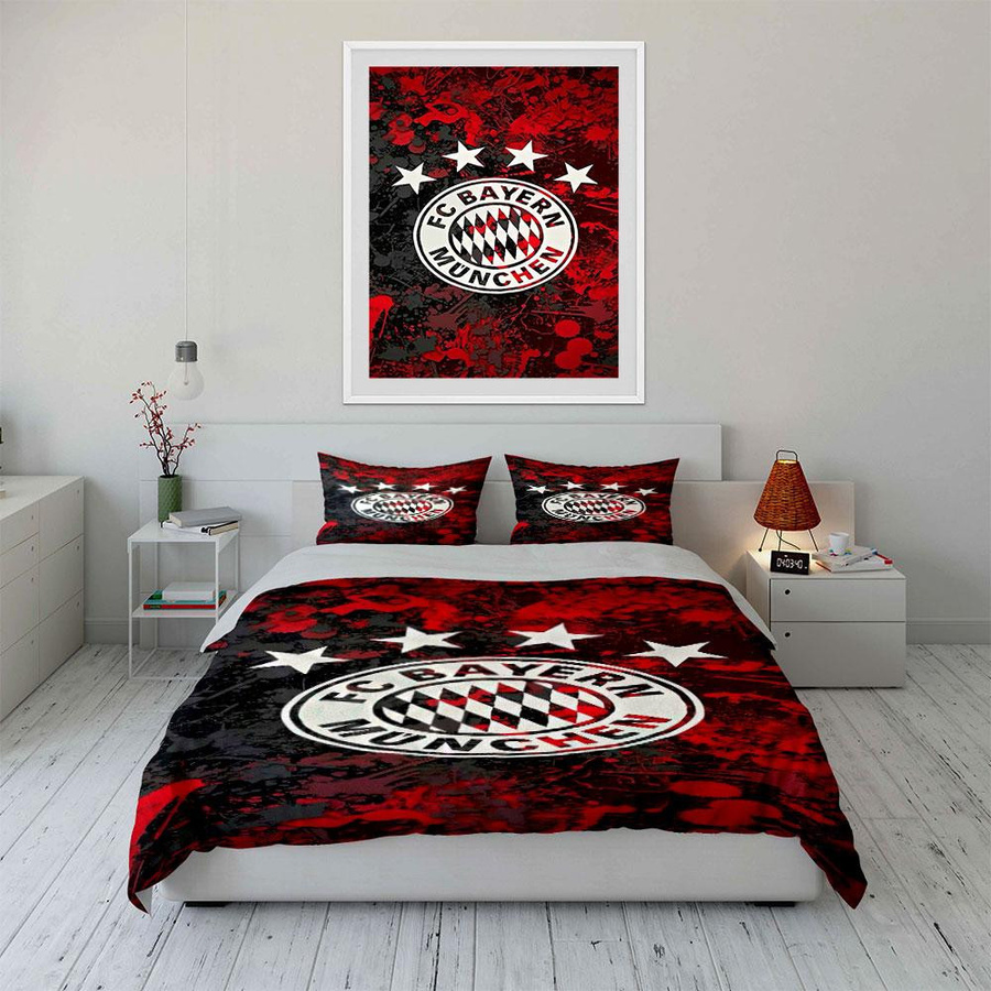 Cozy Silk Bettwäsche-Set FC Bayern München mit Logo-Print, B/H: 135 x 200 cm - Bild 3
