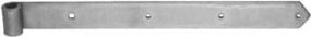 POLLMANN Tor-Ladenband Ende spitz für Dorn 10 mm, Länge: 400 mm, Eisen, galvanisiert, Silber - Bild 1
