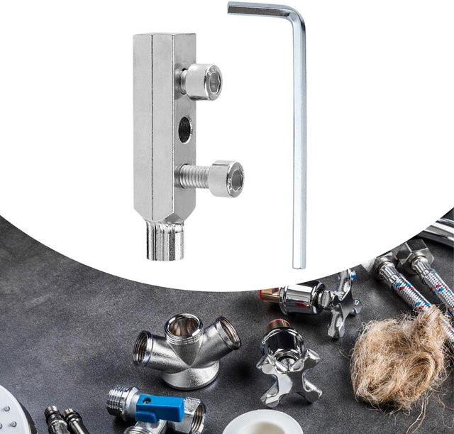 Vielseitiger Schraubenausdreher für gebrochene Schraubenköpfe in Silber, ideal als Werkzeug für Waschbecken, Wasserhähne und Ventile - Bild 1