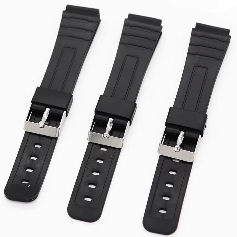 HQstrap Uhrenarmband Silikon, Schwarz, Unisex - Bild 3