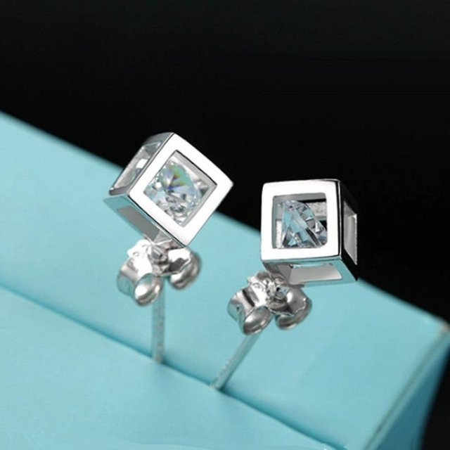 Wucifang Jewelry Ohrringe, Kupfer, Zirkonia, Damen - Bild 1