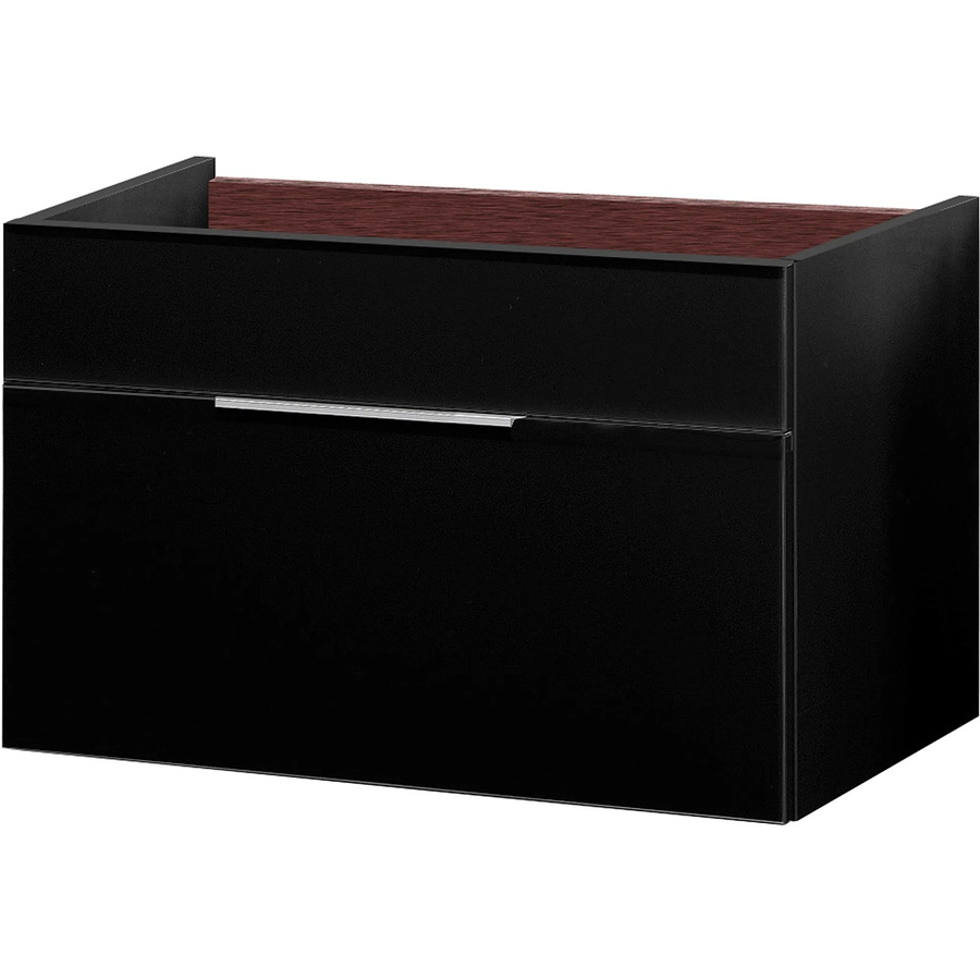 Fackelmann Waschtischunterschrank Kara in Anthrazit, B/T/H: 79,5 x 49,0 x 24,7 cm - Bild 2