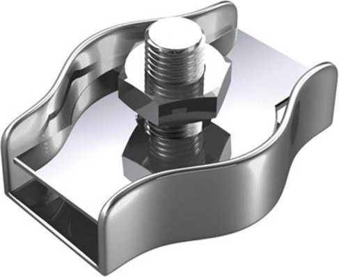Dörner+Helmer Seilklemme 8mm aus Edelstahl A2 in Silber, 5 Stück - Bild 1
