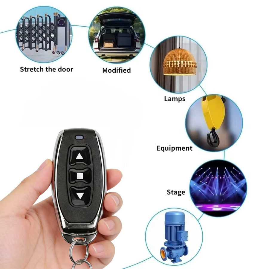 KEBIDUMEI 433MHz RF Drahtlose Fernbedienung Mini-Relaismodul mit LED-Lichtsteuerung DIY-Kit für DC 6V 12V 18V 24V mit 50m Reichweite - Bild 2