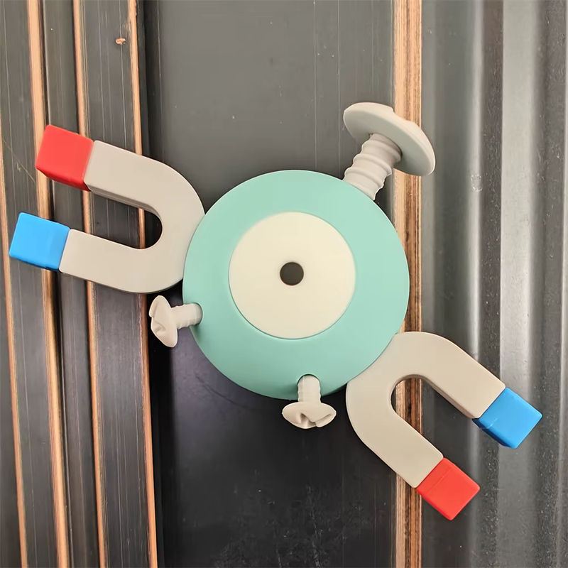 Pokemon Magnemite Figur aus Kunststoff, mehrfarbig, Modell für Desktop oder Kühlschrank - Bild 6