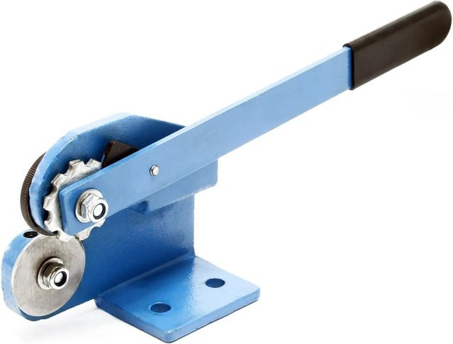 Wiltec Rollenblechschere Handhebelschere für Blechstärken bis 1,5 mm in Blau und Schwarz - Bild 1