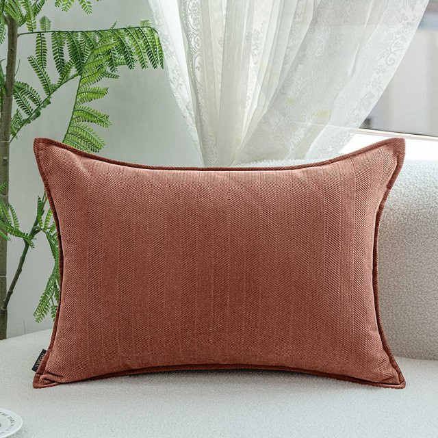 JMG Clothing Kissenbezug mit Streifenmuster in Orange, Rechteckig, B/H: 30 x 50 cm - Bild 1
