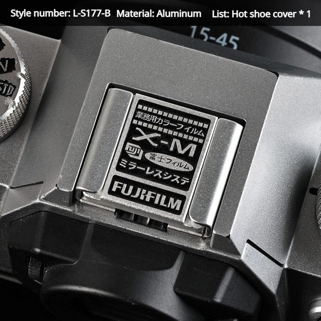 Fujifilm Kamera Blitzschuh Abdeckung Schutzkappe in Silber für XT50 XT5 XT30II XT4 XT3 XT20 GFX100RF XM5 XE5 XS20 XH2 X100VI XE4 Zubehör - Bild 1