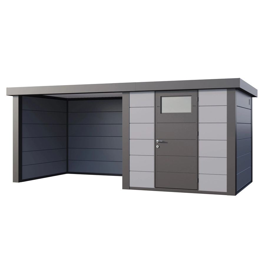Telluria Gerätehaus Classico mit Lounge S Links in Grau, B/H/T: 542 x 219 x 258 cm - Bild 2