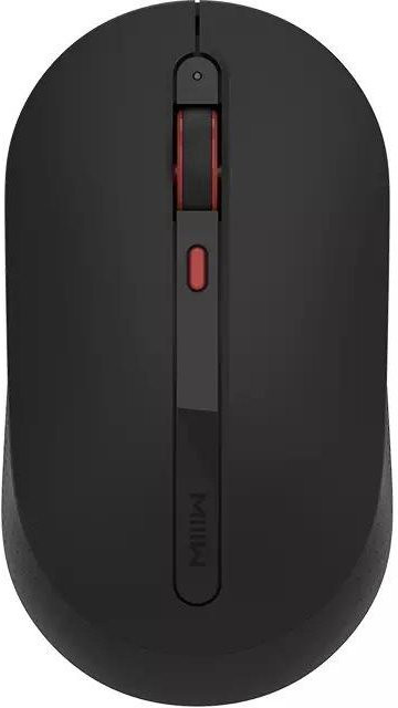 Xiaomi MIIIW kabellose Silent Mouse mit 2,4 GHz USB-Empfänger, 3-stufiger DPI-Anpassung und optischem Sensor in Schwarz - Bild 1