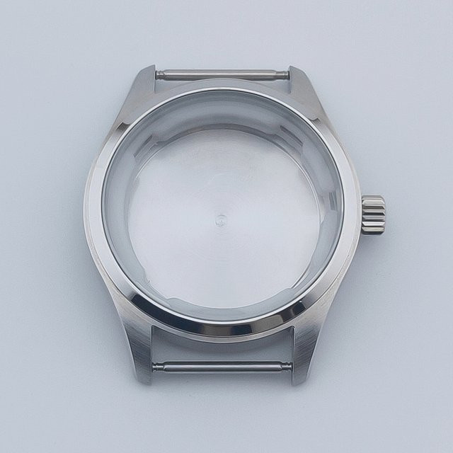 Manbushijie Uhrengehäuse, Silber, Saphirglas, 40 mm - Bild 1