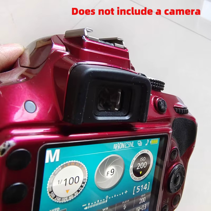 Nikon DK-25 Okular-Augenmuschel in Schwarz für D3400 D3500 D3200 D5100 D5200 D5300 D5500 D5600 D5000 D3300 D3100 D3000 - Bild 2