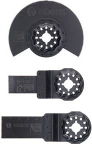 Bosch Starlock Starter-Set Holz für Multifunktionsgeräte, 3-teilig, Schwarz - Bild 4