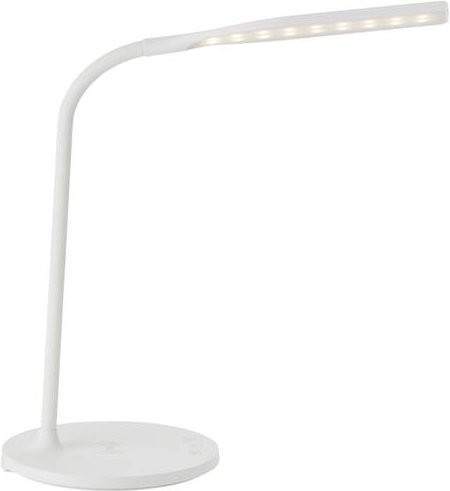 Brilliant Joni LED-Tischleuchte Weiß mit Induktionsladeschale und Dimmer B/H/T: 17 x 34 x 17 cm - Bild 1
