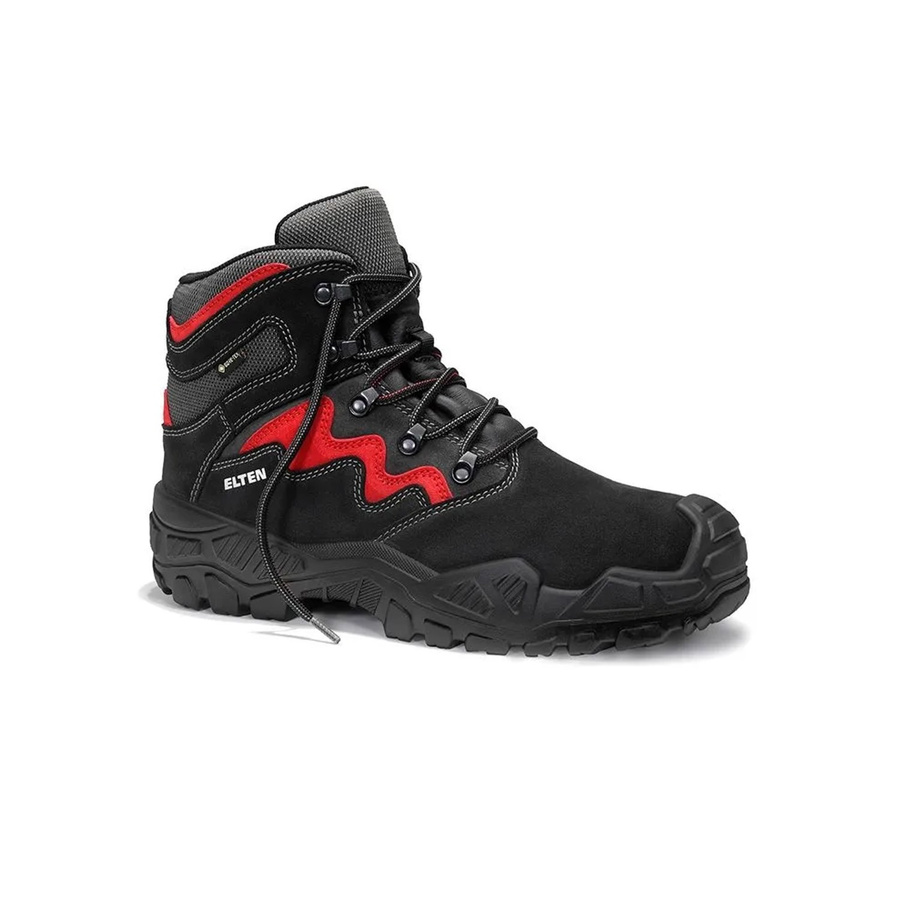 Elten Sicherheitsschnürstiefel MICK GTX in Black Red, S3S ESD, Größe 45 - Bild 2