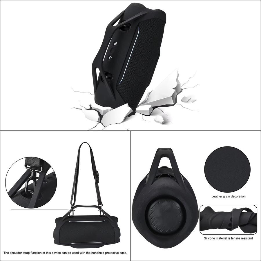 Stoßfeste Outdoor-Reisetasche für JBL Xtreme 5 Bluetooth-Lautsprecher in Schwarz oder Grün - Bild 3