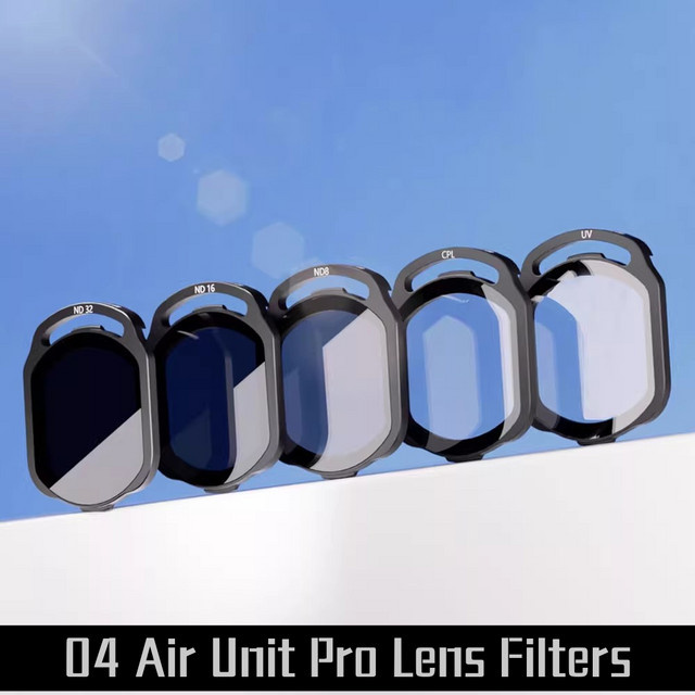 SpeedyBee ND/UV/CPL-Filterset in Schwarz für O4 Air Unit Pro, BEE25 und Master3X FPV-Drohnen - Bild 1