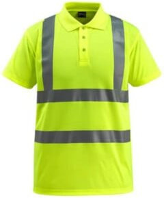Mascot Polo-Shirt Bowen in Gelb Größe XL nach EN ISO 20471 Klasse 2 - Bild 1