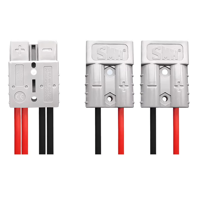 DIVEDEER 1-zu-2-Splitter-Verbinder Grau für Solar-Batterie-Kabelbaum und Ladekabel mit 10AWG Schnellanschluss - Bild 2