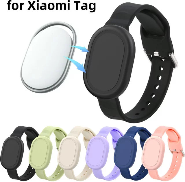 ZYOX Schutzhülle mit Silikonarmband für Xiaomi Tag Tracker Kids, wasserdicht und kratzfest - Bild 1