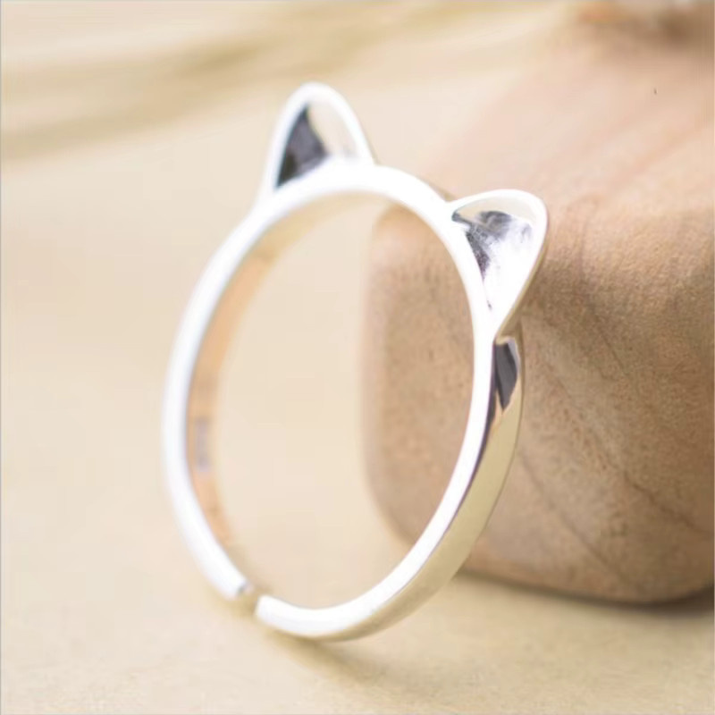 Ring 925 Silber, Katzenohren, Damen - Bild 2