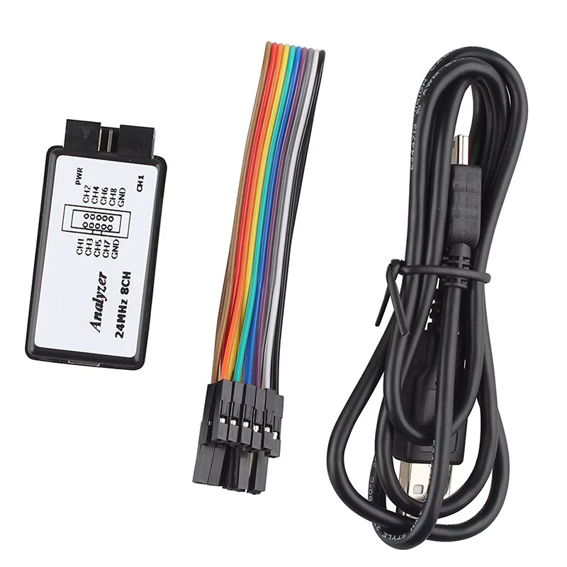 Si Tai&SH USB-Logikanalysator mit 24 MHz und 8 Kanälen in Schwarz für ARM und FPGA Debugging - Bild 3